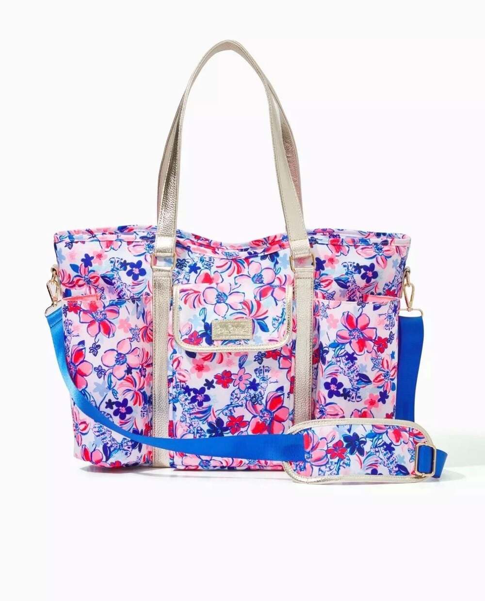 Lilly Pulitzer Party Like A Lobstar Insulated Beach Tote Bag